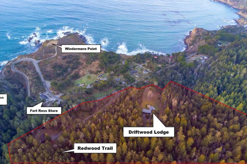 Driftwood Lodge ~ 5 Bedroom / 7 Bath ~ 30-Acre Private Estate On Hwy 1 ~ Hot Tub ~ Oceanview ~ Reunions & Retreats Walsh Landing Zewnętrze zdjęcie
